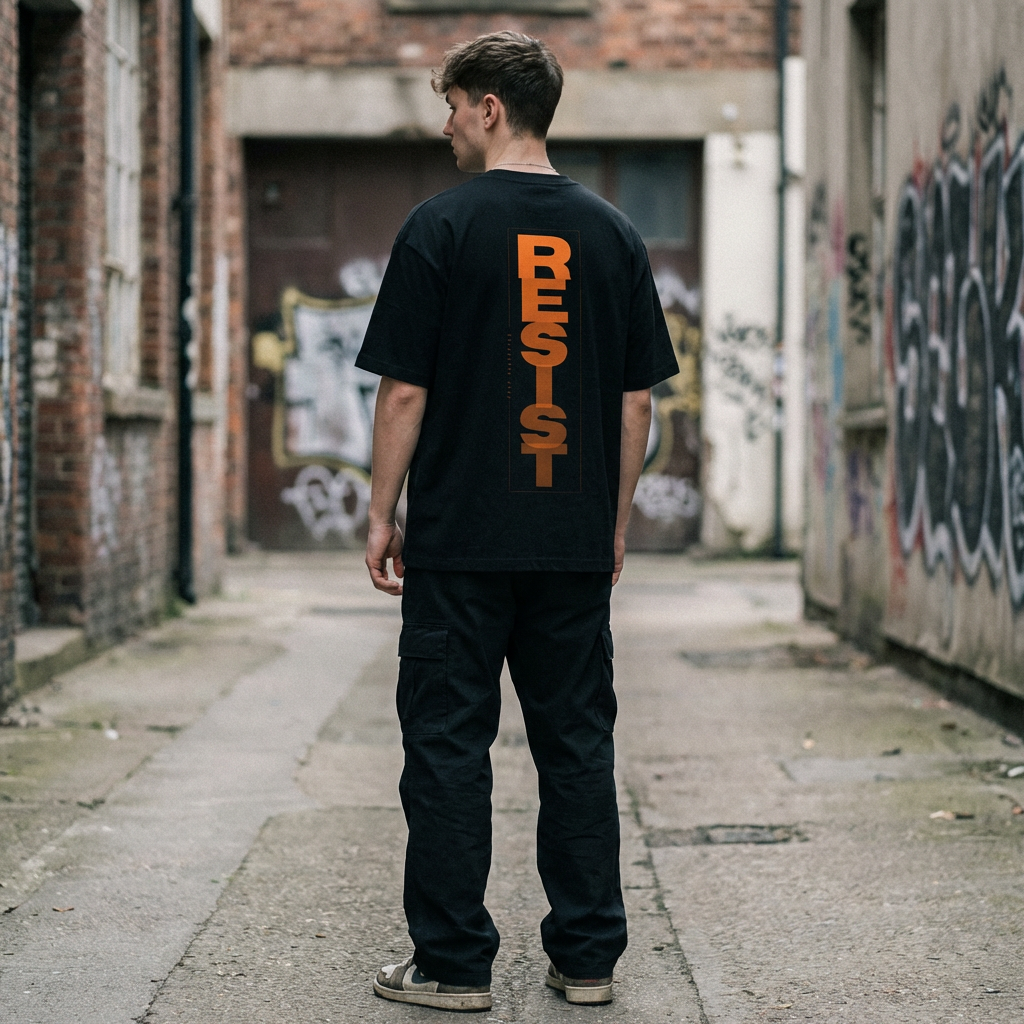 'RESIST' Heavy Cotton Tee