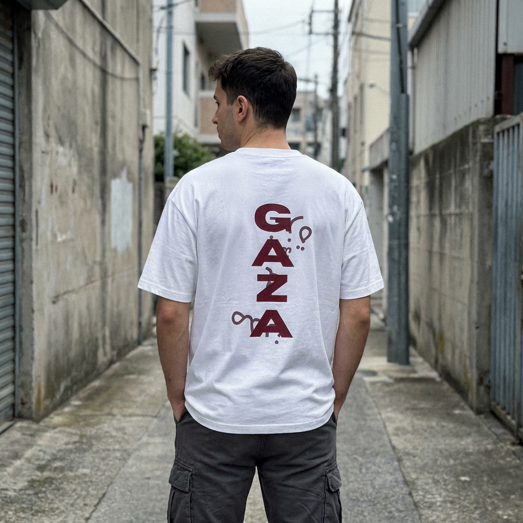 'GAZA' Heavy Cotton Tee