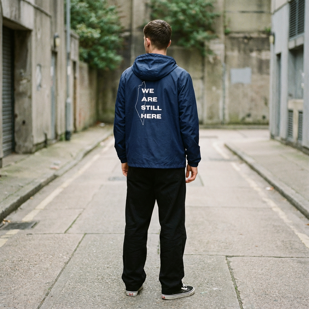 'We Are Still Here' Soft Hooded Sports Jacket